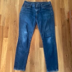 Avedon low rise skinny leg Citizens of Humanity dark wash jeans